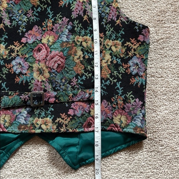 Current Mood Dolls Kill ‘BOHEME GARDEN’ Tapestry OTK Boots Vest SET L/9 NWT - Picture 13 of 13